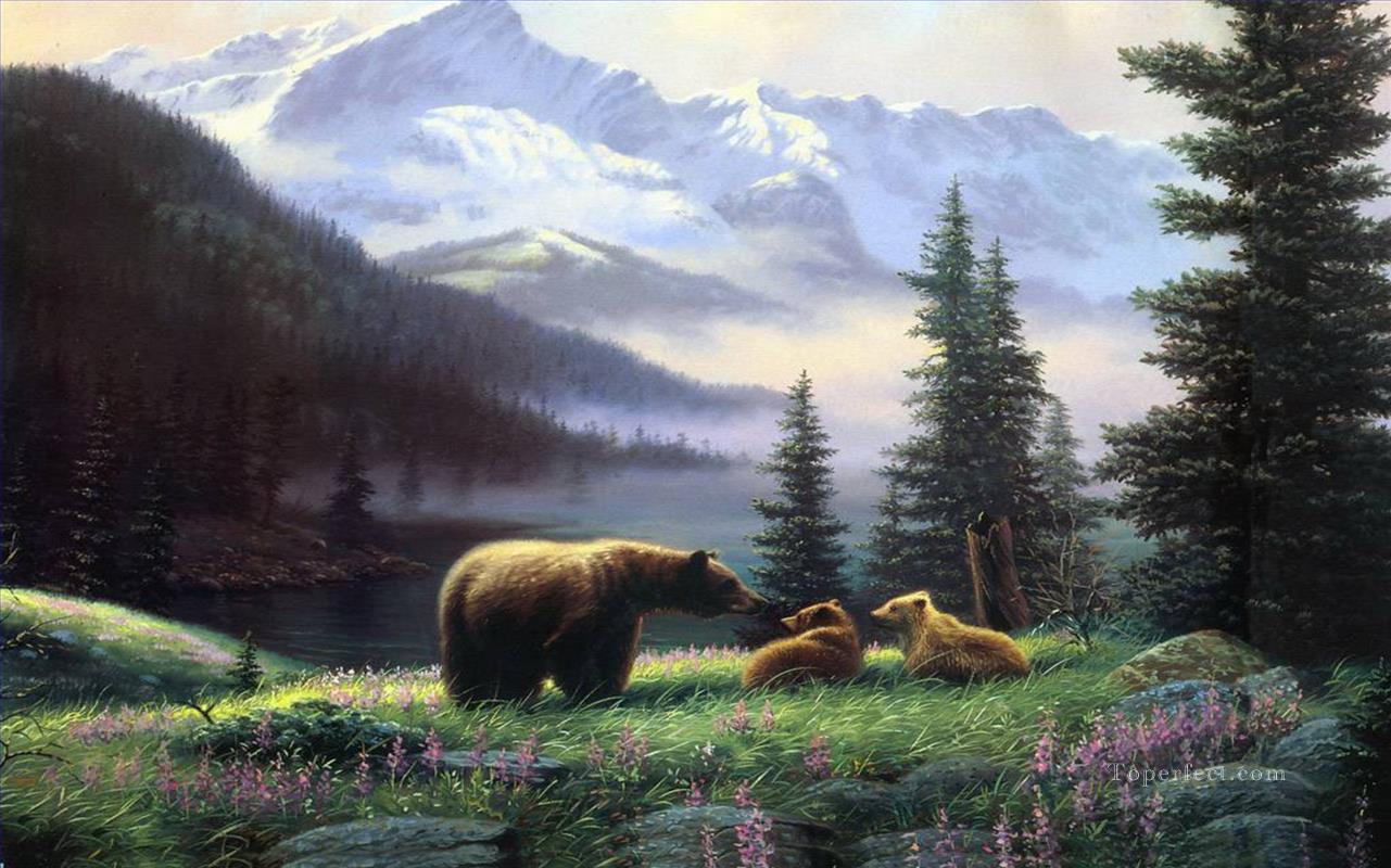 ours 17 Peintures à l'huile